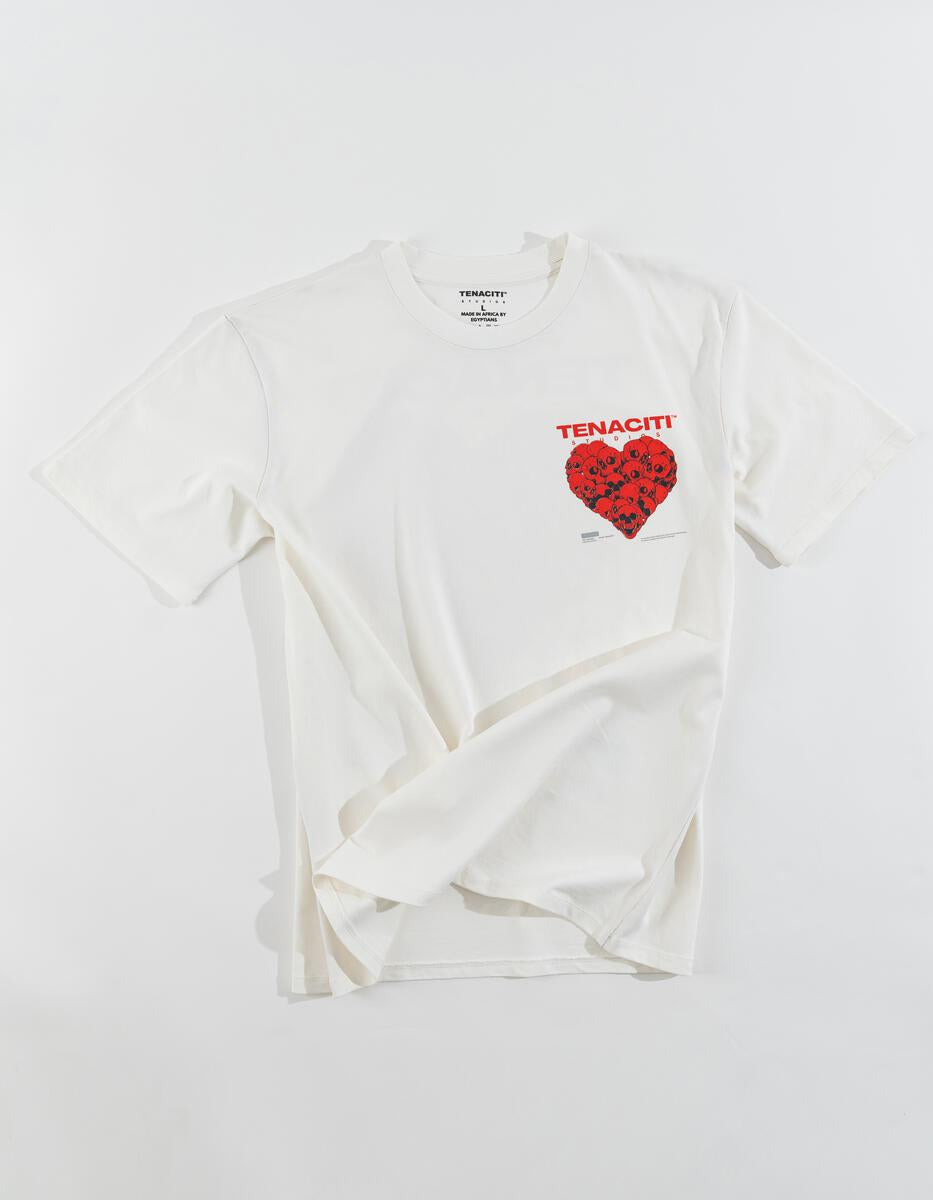 Tenaciti White One Love Tees