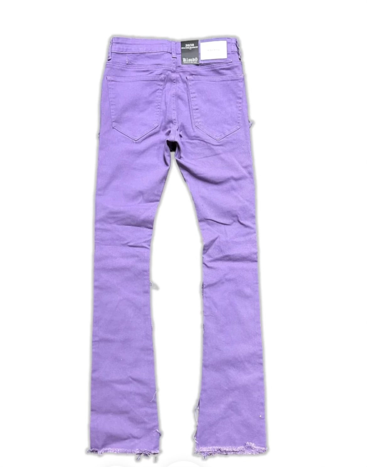 Kloud9 Purple Stacked Jeans