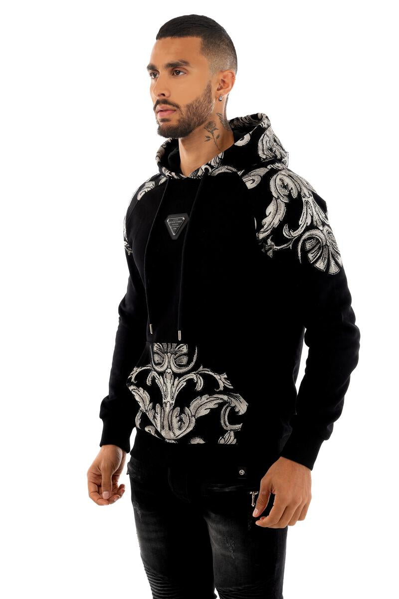 George V Black Hoodie