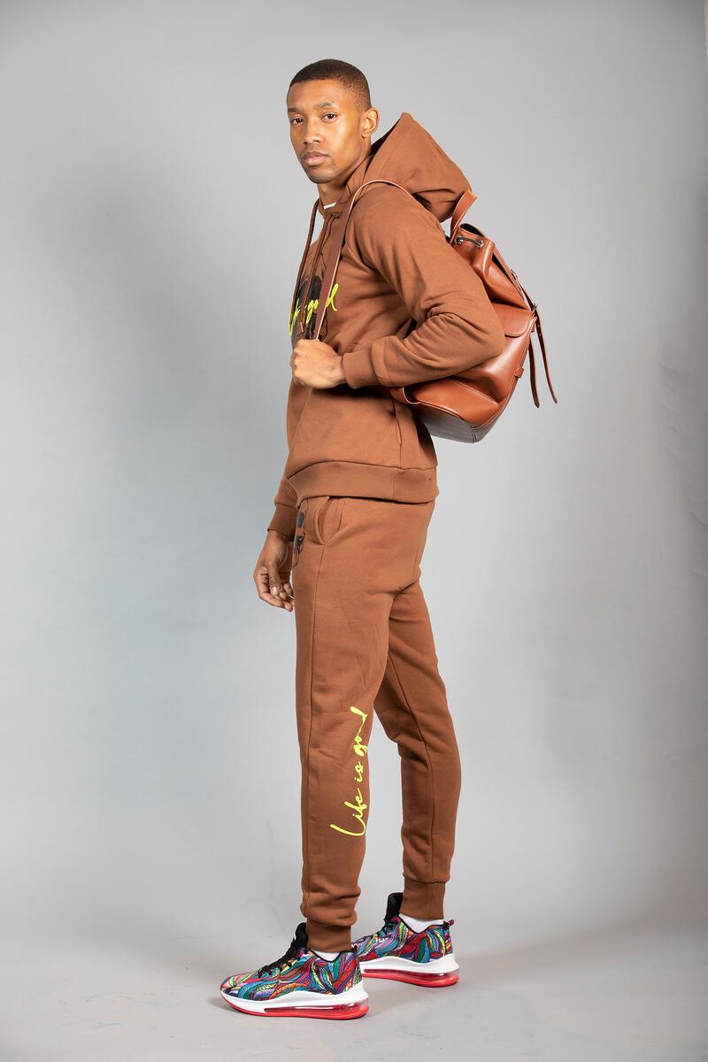 Ceca NY Life is Good Fleece Sweatsuit