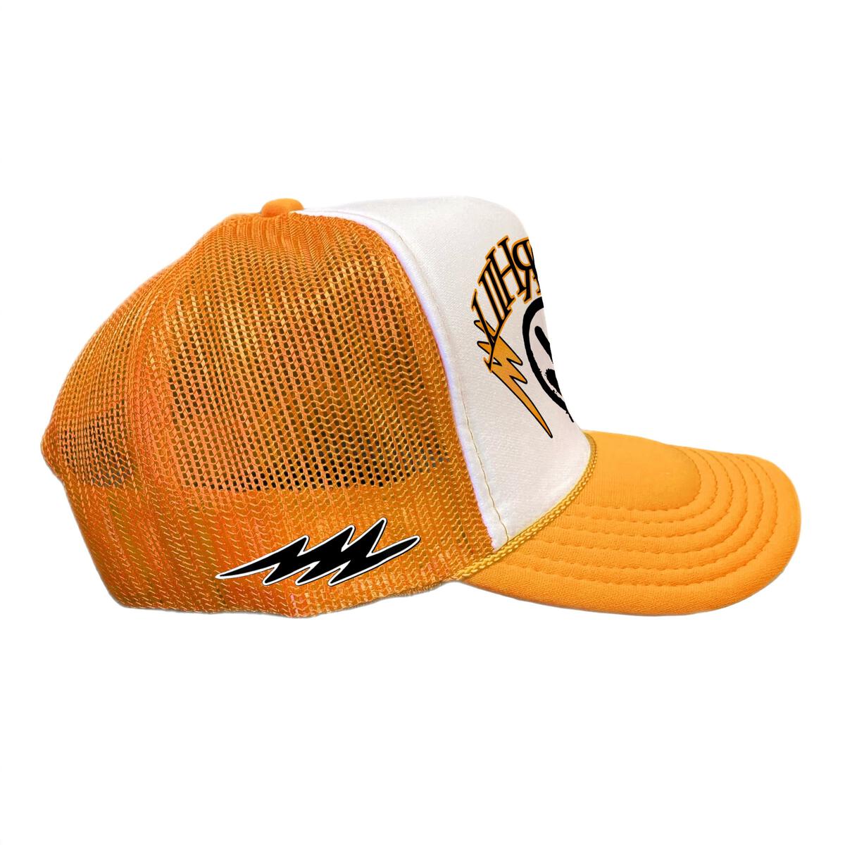 SINISTER TRUCKER HAT (ORANGE)