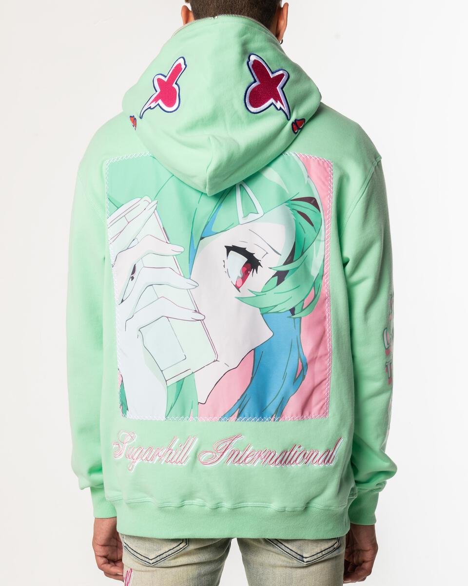 BLUE REVENGE FULL ZIP HOODIE