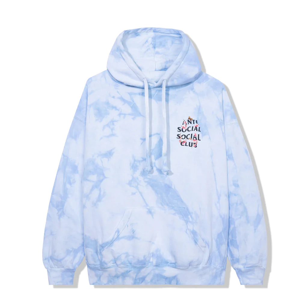 Antisocial Never Dies Blue Tie Dye Hoodie