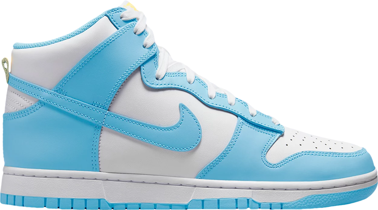Nike Dunk High Retro "Blue Chill/White/Amarillo"