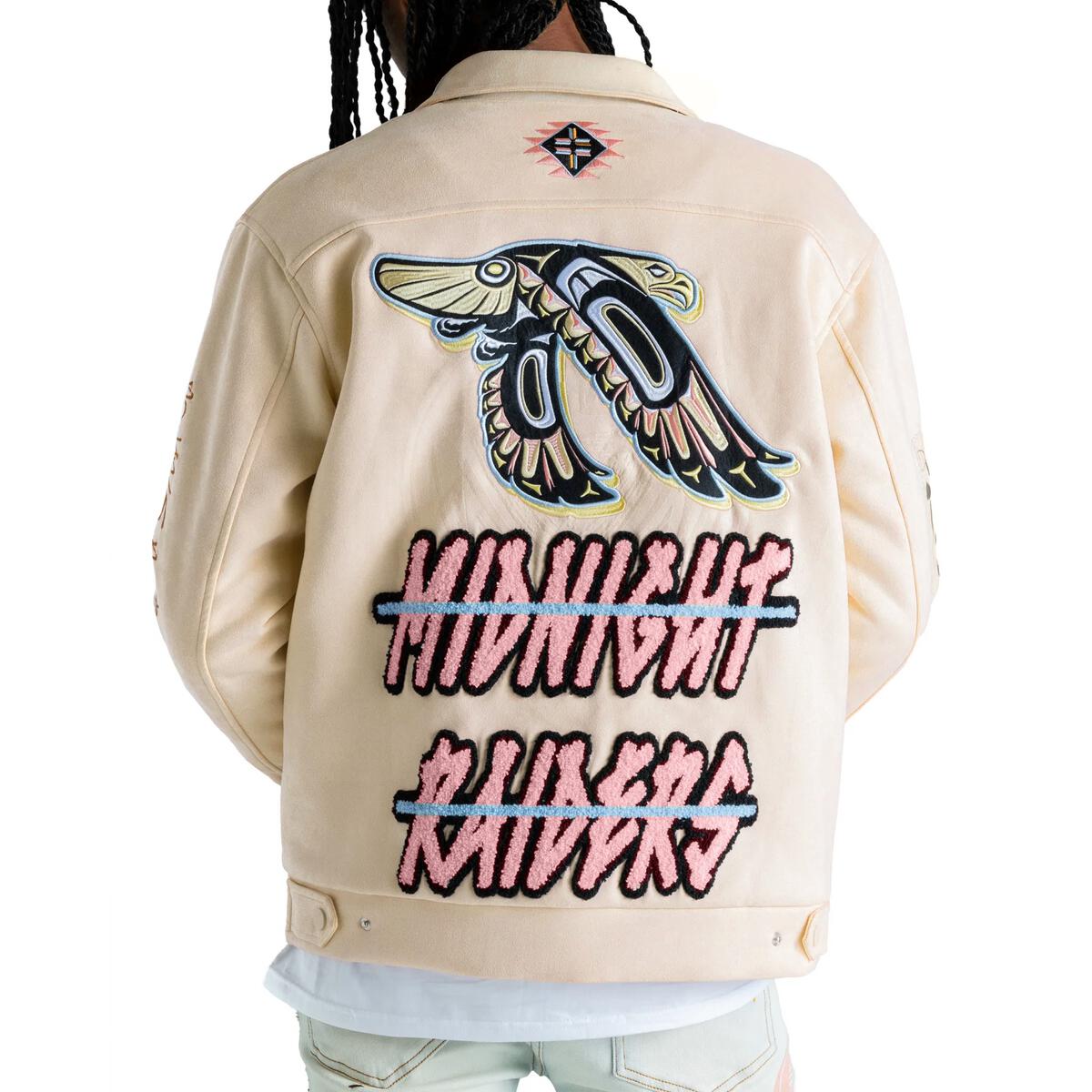 Night Raider Tan Suede Jacket