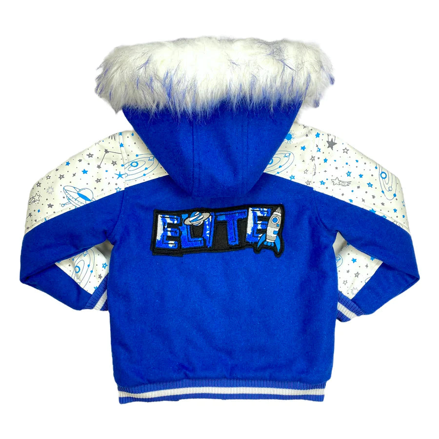 blue space kids wool jacket (4176-JR YB)