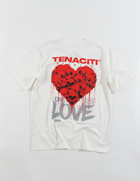 Tenaciti White One Love Tees