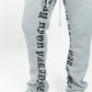 Rebel Minds Stay High Grey Stack Pants