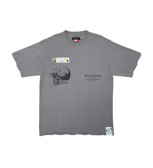 Marvelous Skull Garment Grey Shirt