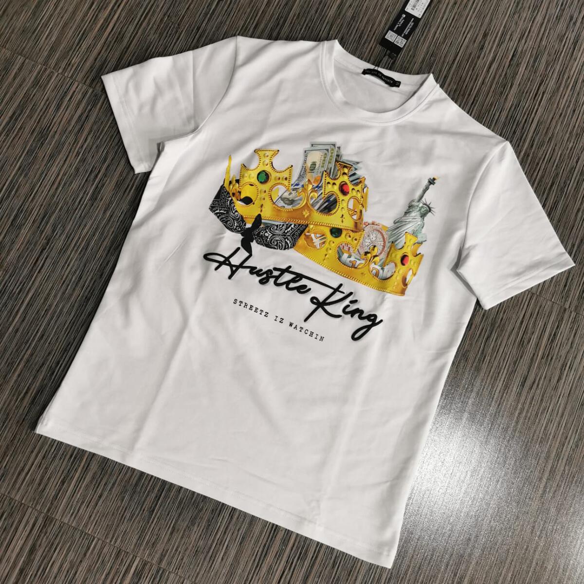 Street Hustle King White t-Shirt
