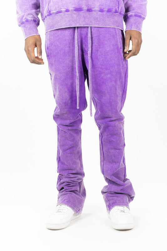 RingSpung Acid Washed Purple Pants