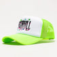 APOCALYPSE TRUCKER HAT (NEON GREEN/WHITE)