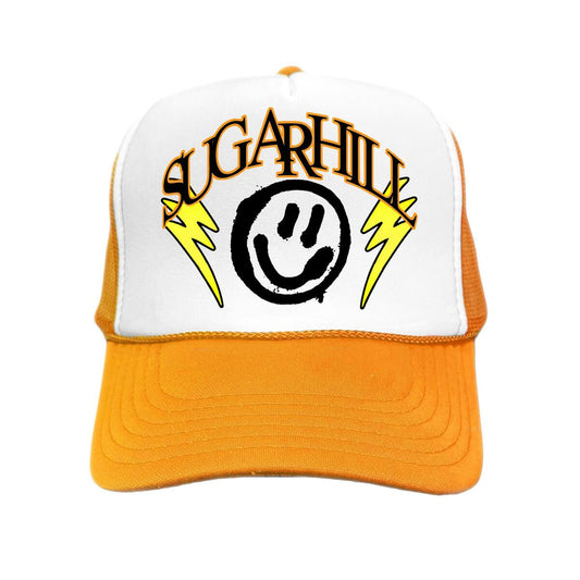 SINISTER TRUCKER HAT (ORANGE)