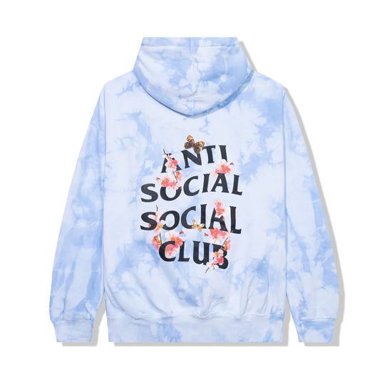 Antisocial Never Dies Blue Tie Dye Hoodie