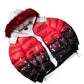 RED CURRY OMBRE PUFFER JACKET