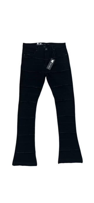 Wamiea Black Stacked jeans