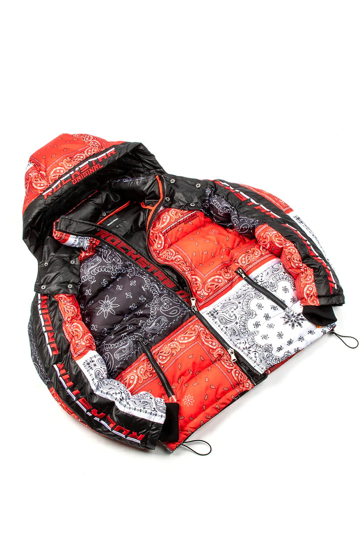 KYRO PUFFER JACKET- RED