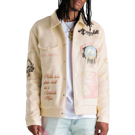 Night Raider Tan Suede Jacket