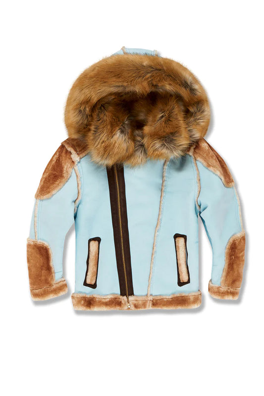 Kids El Jefe Jacket Shell Blue