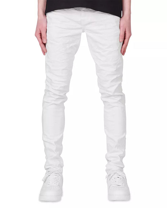 White purple brand Jeans